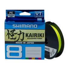 Шнур Shimano Kairiki 8PE (Yellow) 150m 0.13mm 8,2 kg