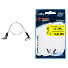 Повідець UKRSPIN Orange Spinning Fluoro Sunline 30см 6кг(12lb)/0.3мм (2шт/уп)												
