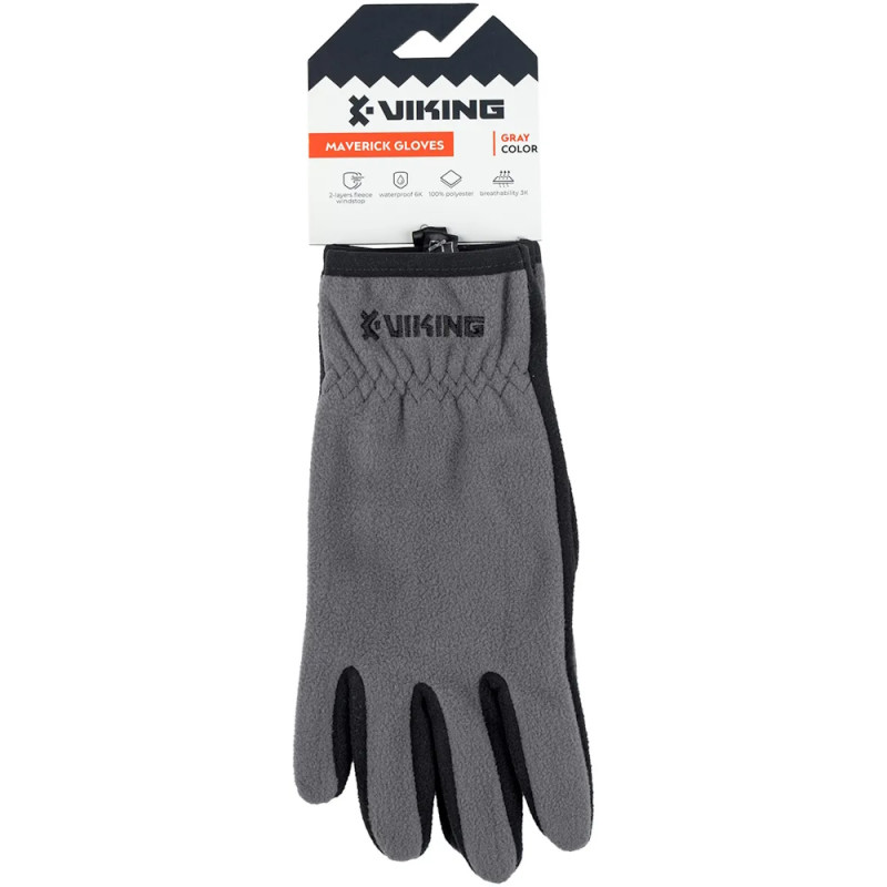 Рукавички Viking Fishing Maverick Gloves L (fleece) classic к:grey-graphite