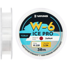 Волосінь Viking Fishing Ice Pro W-6 30m. (clear) 0.110mm. 1.34kg