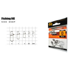 Застібка Fishing ROI Nice snap №0  (М707)