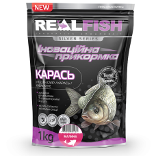 Прикормка Real Fish Карась Малина 1000 гр