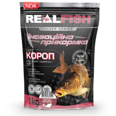 Прикормка Real Fish Короп Кальмар-восьминіг 1000 гр