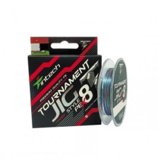 Шнур плетений Intech Tournament Jig Style PE x8 Multicolor 150m (0.6(9.2lb/4.2kg))