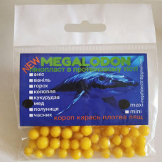 Пінопласт у протеїновому тісті ''MegaLodon'' MAXI 6-9мм. Мед 10шт/уп
