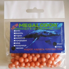 Пінопласт у протеїновому тісті ''MegaLodon'' MAXI 6-9мм. Часник 10шт/уп