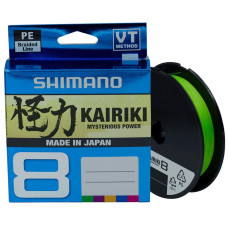 Шнур Shimano Kairiki 8PE (Mantis Green) 150m 0.19mm 12.0kg